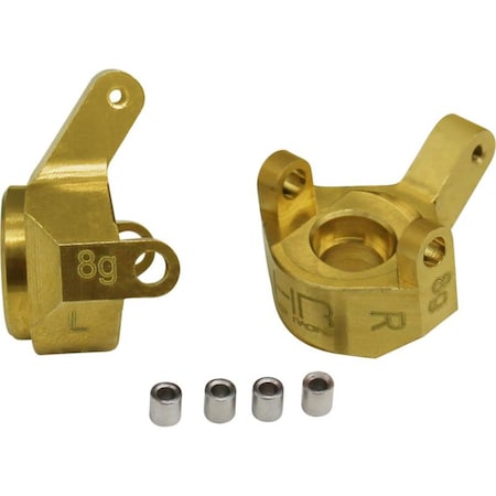 Hot Racing Brass Front Steering Knuckle for Axial SCX24 HRASXTF21H